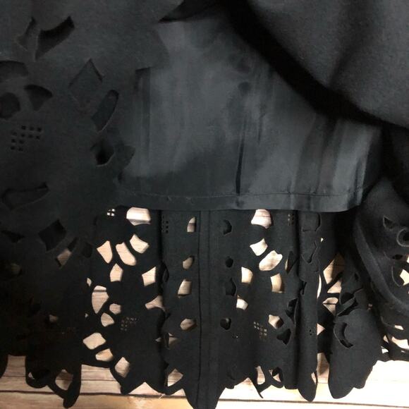 Robert Rodriguez Black Wool Skirt with Belt - Picture 6 of 10